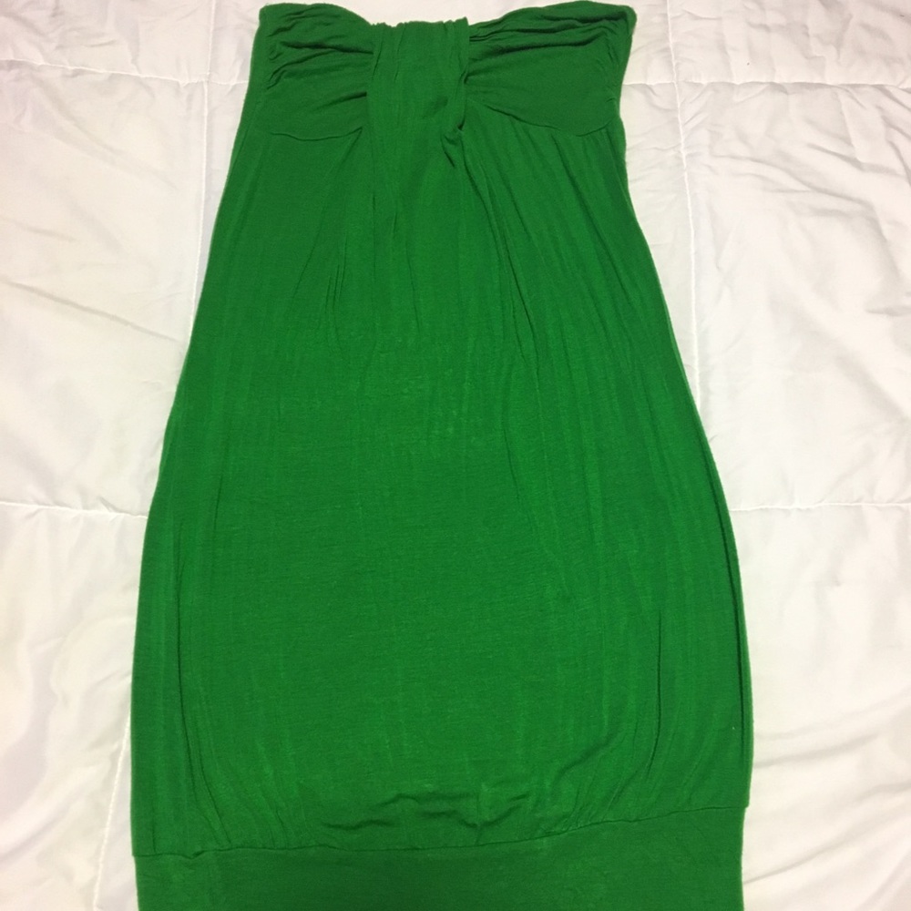Green summer dress- size S